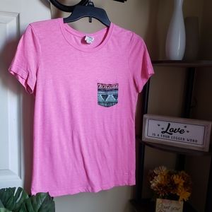 PINK Tee Shirt with Aztec Pocket